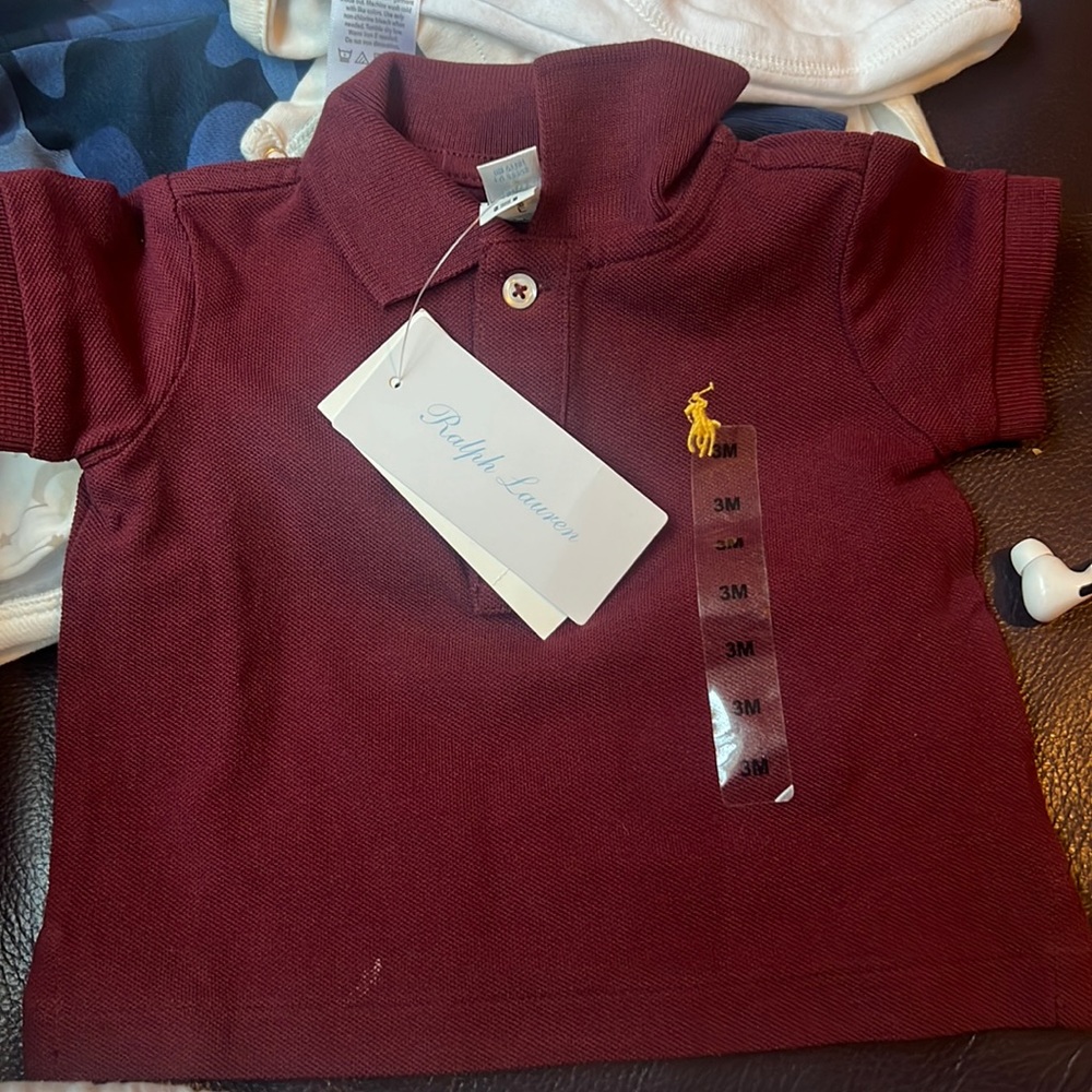 Brand New Maroon Polo